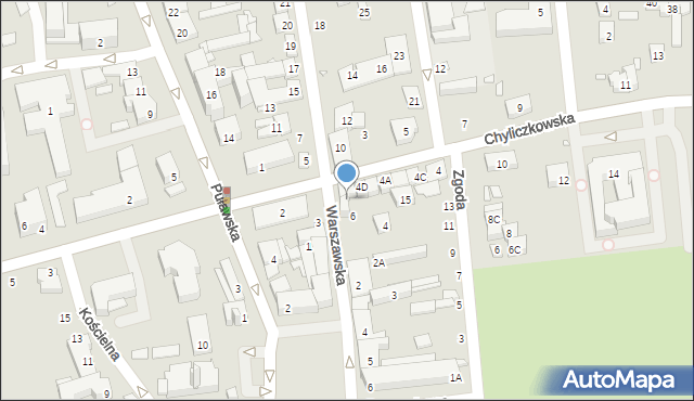 Piaseczno, Warszawska, 8, mapa Piaseczno