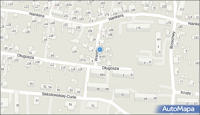 Piekary Śląskie, Wandy, 5, mapa Piekary Śląskie