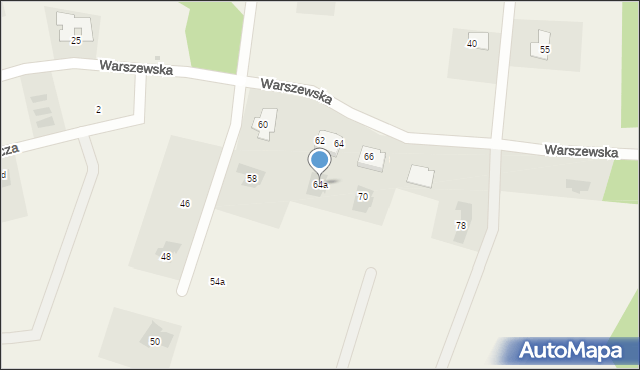 Pilchowo, Warszewska, 64a, mapa Pilchowo