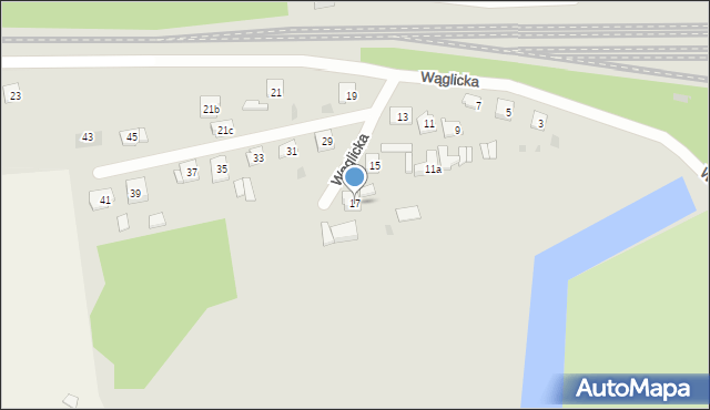 Pisz, Wąglicka, 17, mapa Pisz