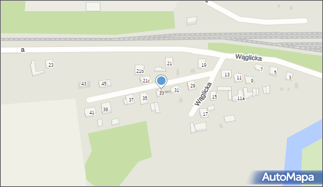 Pisz, Wąglicka, 33, mapa Pisz