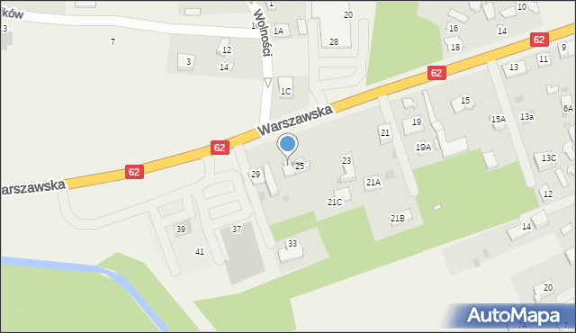 Pomiechówek, Warszawska, 27, mapa Pomiechówek