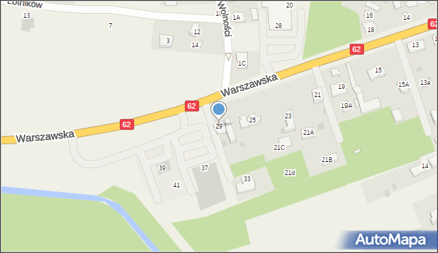 Pomiechówek, Warszawska, 29, mapa Pomiechówek