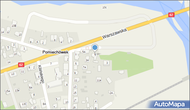 Pomiechówek, Warszawska, 5, mapa Pomiechówek