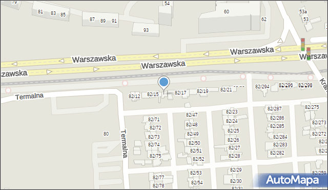 Poznań, Warszawska, 82/16, mapa Poznania