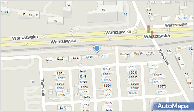 Poznań, Warszawska, 82/20, mapa Poznania