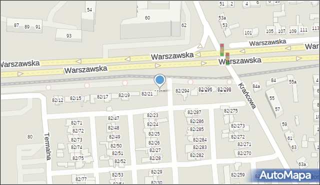 Poznań, Warszawska, 82/22, mapa Poznania