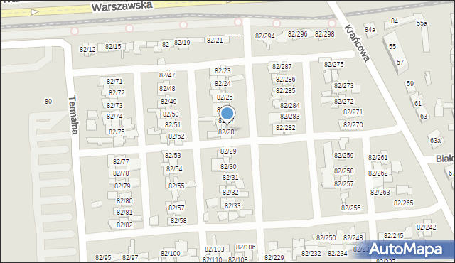 Poznań, Warszawska, 82/28, mapa Poznania