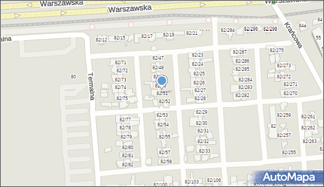 Poznań, Warszawska, 82/51, mapa Poznania