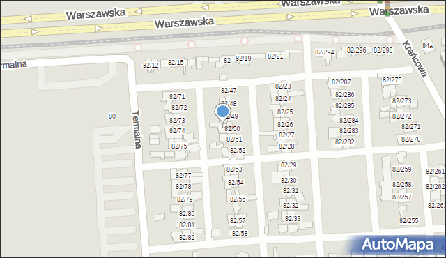 Poznań, Warszawska, 82/67, mapa Poznania