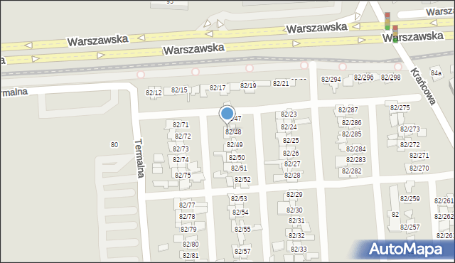 Poznań, Warszawska, 82/69, mapa Poznania