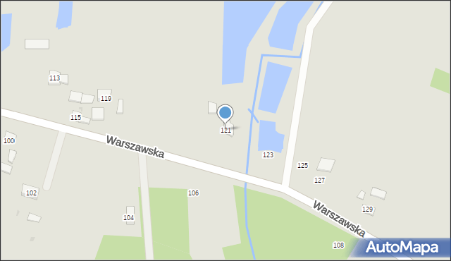 Praszka, Warszawska, 121, mapa Praszka