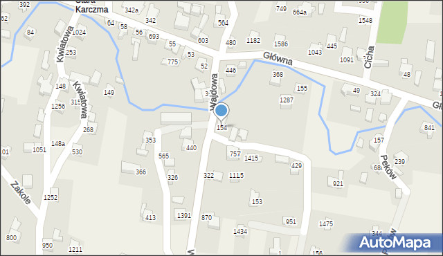 Radziechowy, Wajdowa, 154, mapa Radziechowy