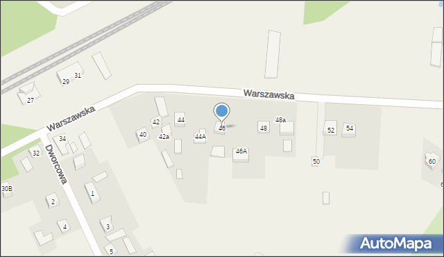 Radziwiłłów, Warszawska, 46, mapa Radziwiłłów