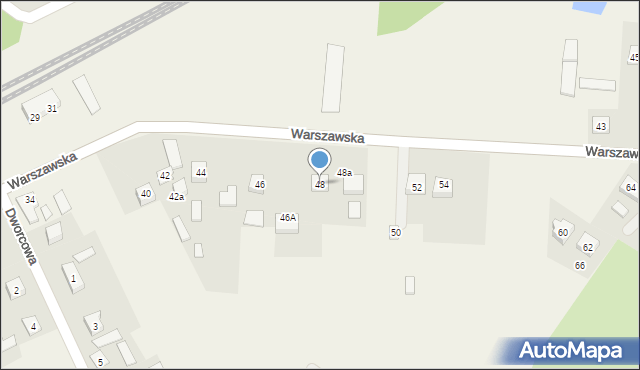 Radziwiłłów, Warszawska, 48, mapa Radziwiłłów