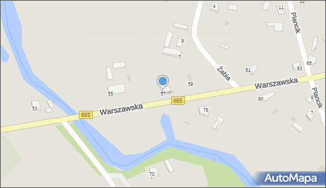 Rajgród, Warszawska, 57, mapa Rajgród