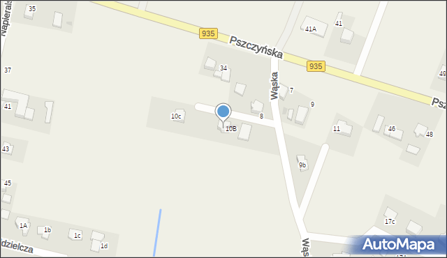 Rudziczka, Wąska, 10a, mapa Rudziczka