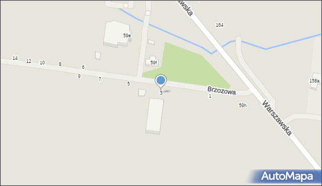 Ryki, Warszawska, 59j, mapa Ryki