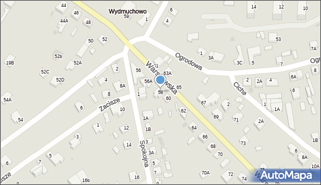 Rypin, Warszawska, 58, mapa Rypin