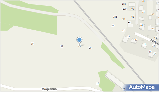 Rząska, Wapienna, 31, mapa Rząska