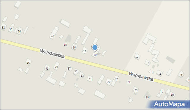 Sanniki, Warszawska, 10, mapa Sanniki