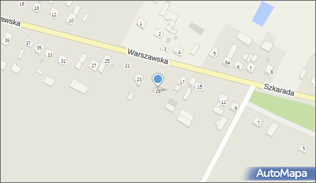 Sanniki, Warszawska, 19, mapa Sanniki