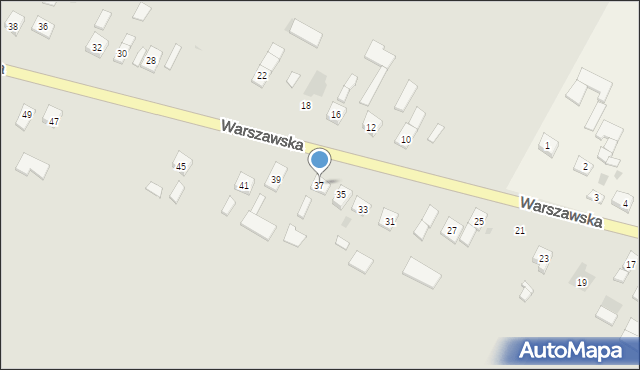 Sanniki, Warszawska, 37, mapa Sanniki