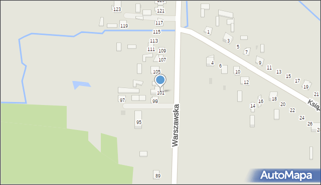Skarżysko-Kamienna, Warszawska, 101, mapa Skarżysko-Kamienna