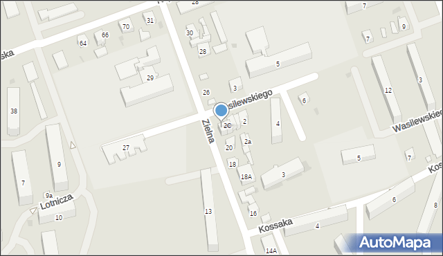 Skarżysko-Kamienna, Wasilewskiego Oseta, 2d, mapa Skarżysko-Kamienna
