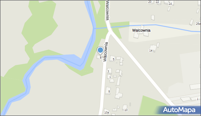 Sławków, Walcownia, 4, mapa Sławków