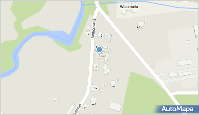 Sławków, Walcownia, 8, mapa Sławków