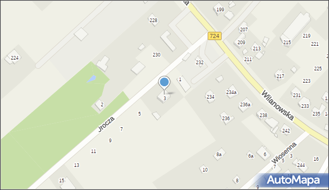 Słomczyn, Wagarowa, 3, mapa Słomczyn