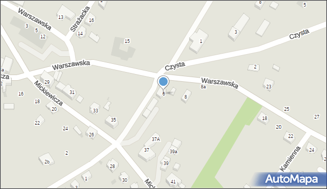 Sobótka, Warszawska, 6, mapa Sobótka