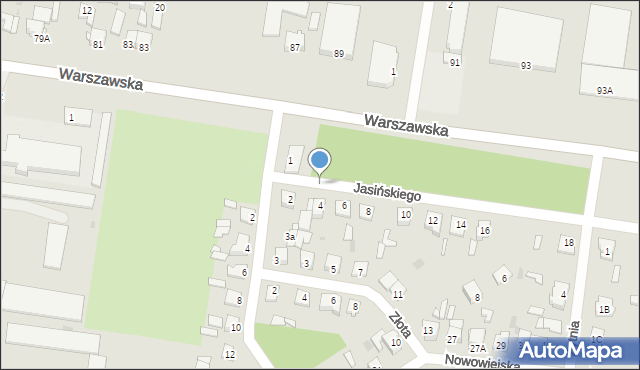 Sochaczew, Warszawska, 88, mapa Sochaczew