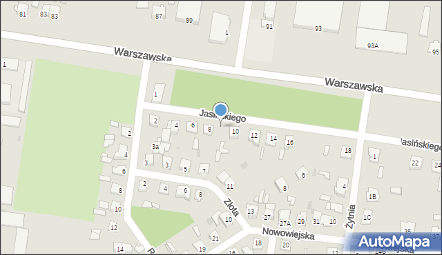 Sochaczew, Warszawska, 92, mapa Sochaczew