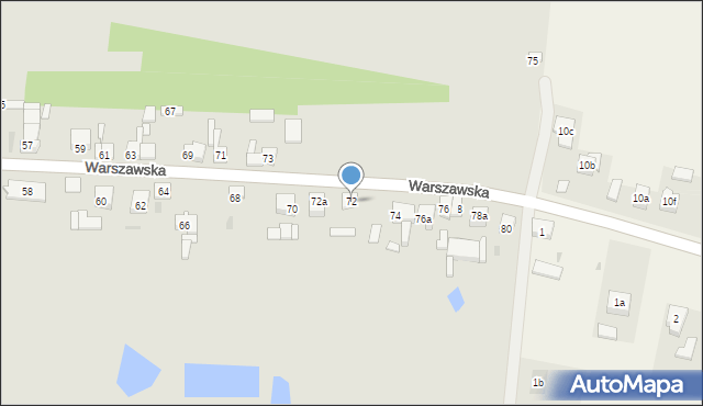 Sompolno, Warszawska, 72, mapa Sompolno