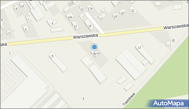 Spalice, Warszawska, 10, mapa Spalice
