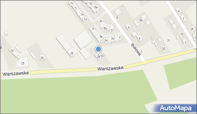 Spalice, Warszawska, 29, mapa Spalice