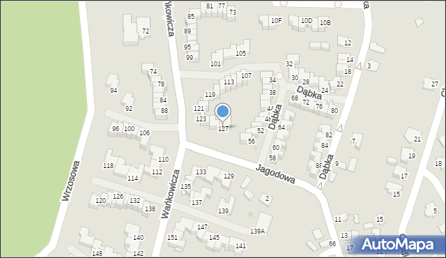 Stalowa Wola, Wańkowicza Melchiora, 127, mapa Stalowa Wola