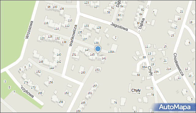 Stalowa Wola, Wańkowicza Melchiora, 143, mapa Stalowa Wola