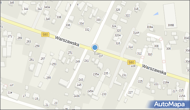 Stare Babice, Warszawska, 239, mapa Stare Babice