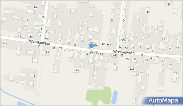 Studzianki, Wasilkowska, 69, mapa Studzianki