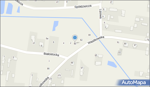 Studzianki, Wasilkowska, 84, mapa Studzianki