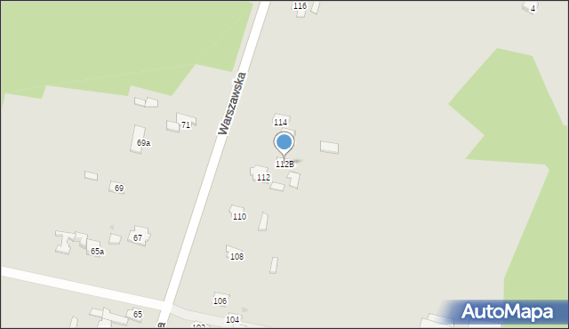 Suchedniów, Warszawska, 112B, mapa Suchedniów