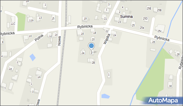 Sumina, Wąska, 2, mapa Sumina