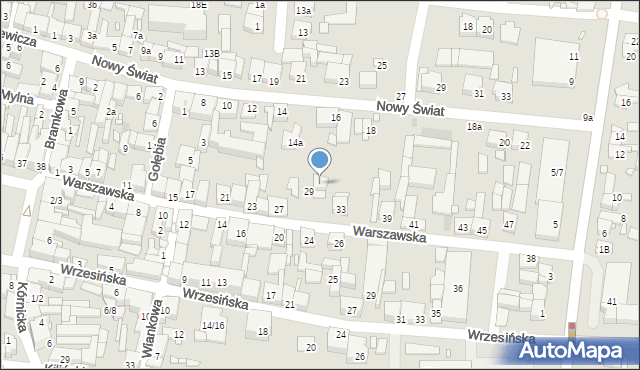 Swarzędz, Warszawska, 31, mapa Swarzędz