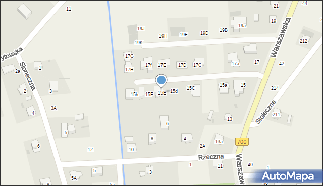 Święcice, Warszawska, 15E, mapa Święcice