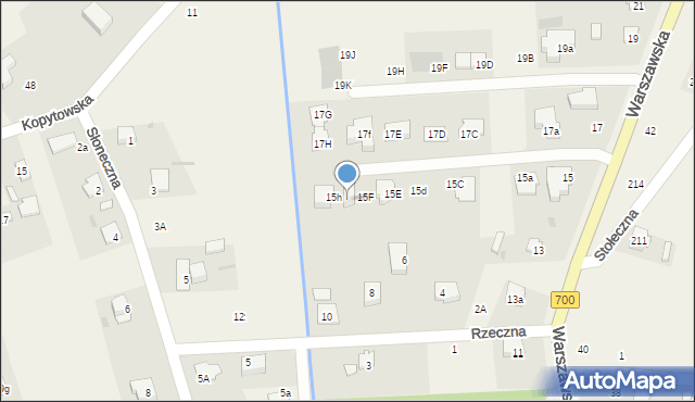 Święcice, Warszawska, 15G, mapa Święcice