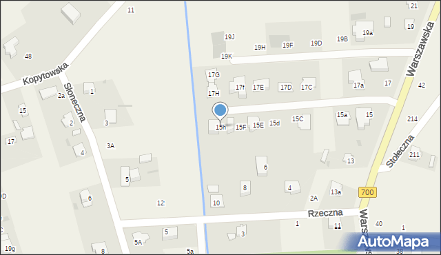 Święcice, Warszawska, 15h, mapa Święcice