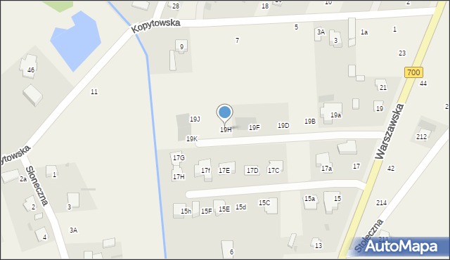 Święcice, Warszawska, 19H, mapa Święcice